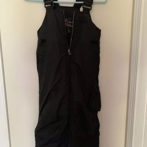 Zeroxposur Black Snow Ski Overalls Pants Bibs 4T